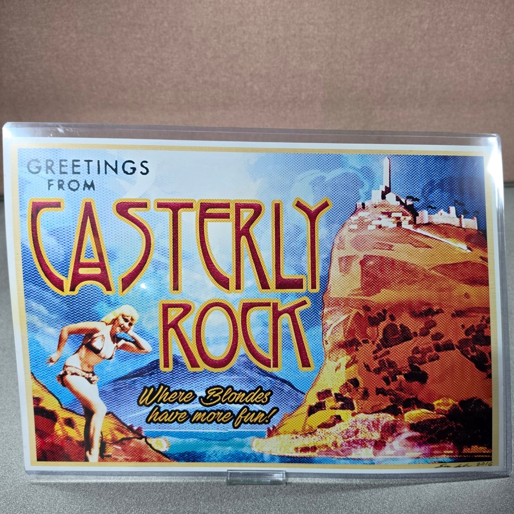 Game of Thrones Casterly Rock Art Print Multi Excellent Retro Travel